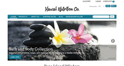 Desktop Screenshot of hawaiinutrition.com